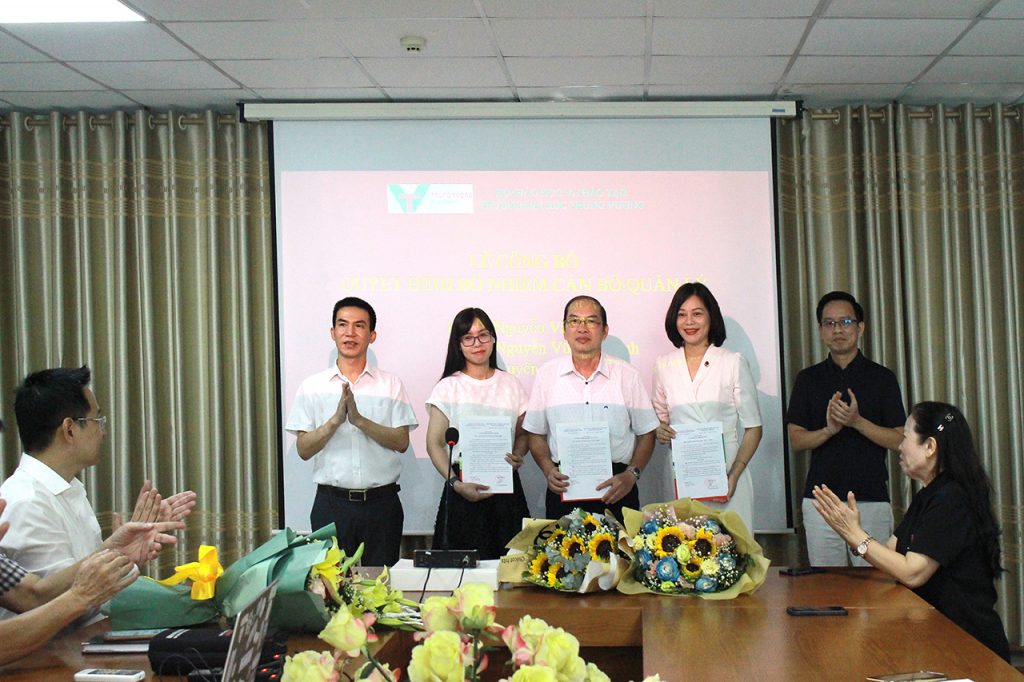 Lễ bổ nhiệm Tân Phó Hiệu trưởng và kiện toàn nhân sự tại Trường Đại học Trưng Vương