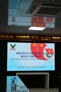 Ban thường vụ Đoàn Trường Đại Học Trưng Vương Tổ Chức Họp Dự Thảo Kế Hoạch Tháng Thanh Niên Năm 2024