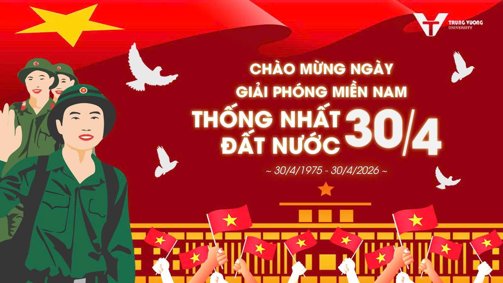 Kỷ niệm 51 năm Ngày Giải phóng miền Nam 30/4: Trường Đại học Trưng Vương lan tỏa giá trị lịch sử và trách nhiệm thế hệ trẻ