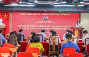 Trường Đại học Trưng Vương tổ chức Hội nghị Chi bộ tháng 5 và sinh hoạt chuyên đề quý II