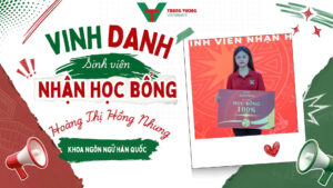 Học bổng TVU 2026 và hành trình chinh phục tiếng Hàn của Hoàng Thị Hồng Nhung