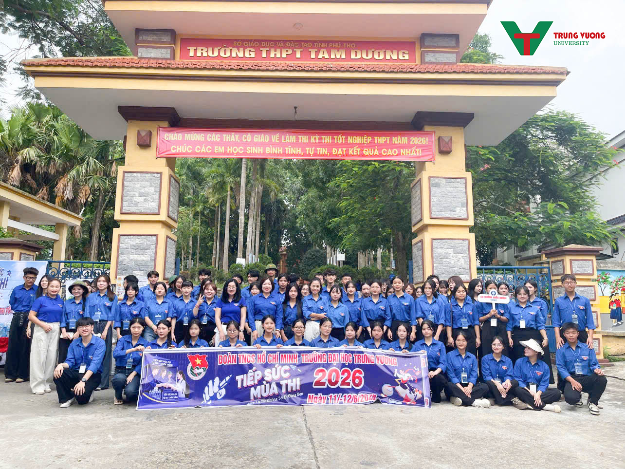 Tiếp sức mùa thi 2026: Trường Đại học Trưng Vương đồng hành cùng kỳ thi THPT Quốc gia