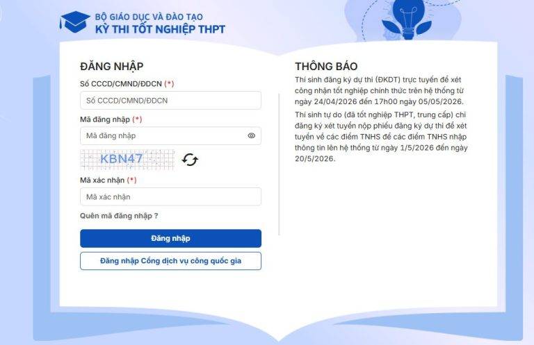Thanh toán nguyện vọng xét tuyển đại học Thanh toán nguyện vọng xét tuyển đại học