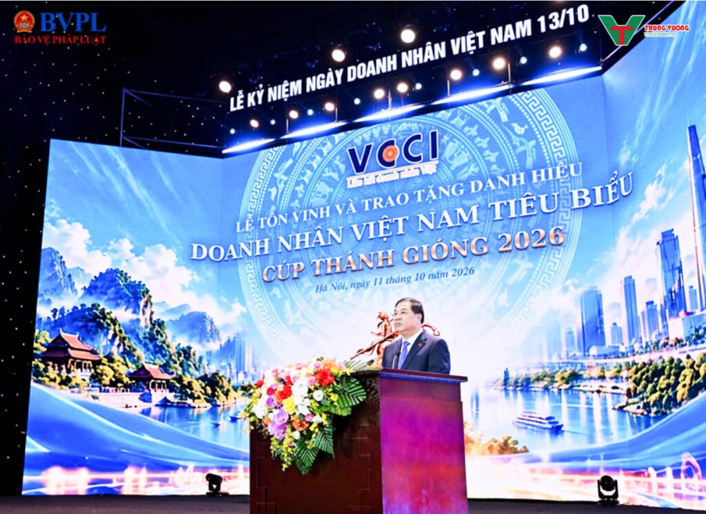 Bà Ninh Thị Ty được vinh danh Doanh nhân Việt Nam tiêu biểu – Cúp Thánh Gióng 2026 Bà Ninh Thị Ty được vinh danh Doanh nhân Việt Nam tiêu biểu – Cúp Thánh Gióng 2026