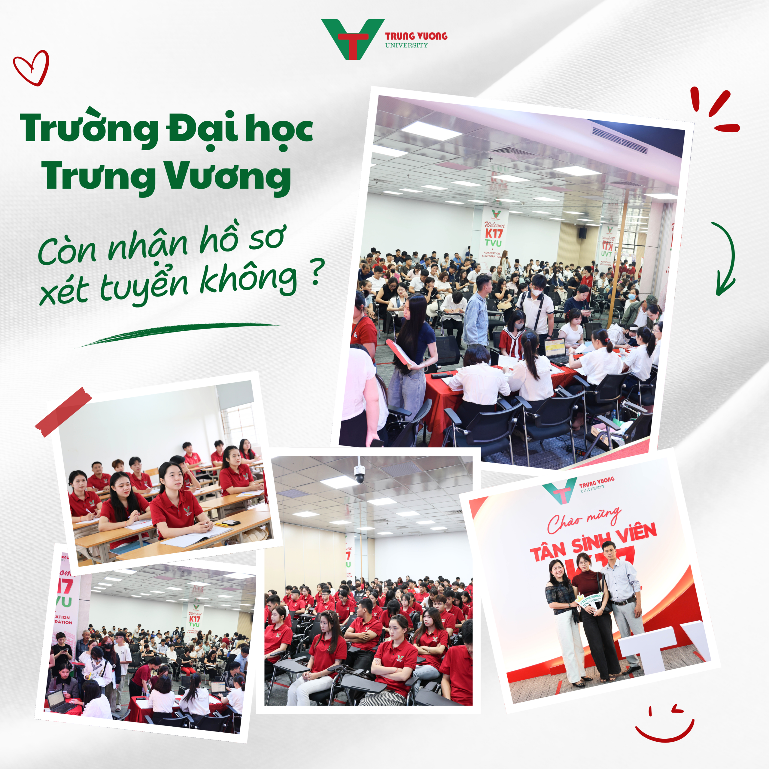 Trường Đại học Trưng Vương còn nhận hồ sơ tuyển sinh bổ sung 2026 không?